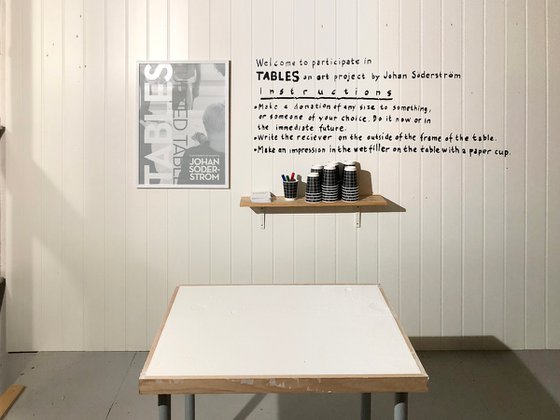 #236 Turned Table - Paper Cups