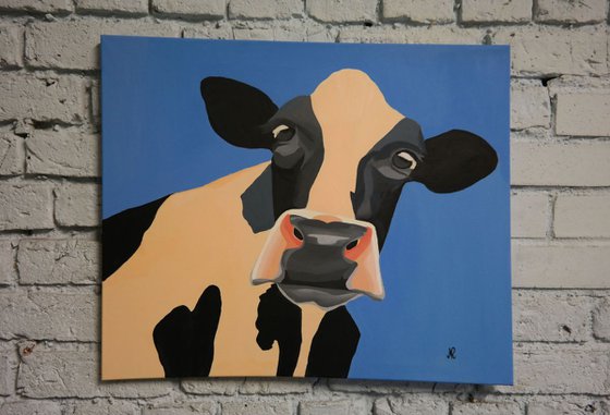 "Once in a blue moo...