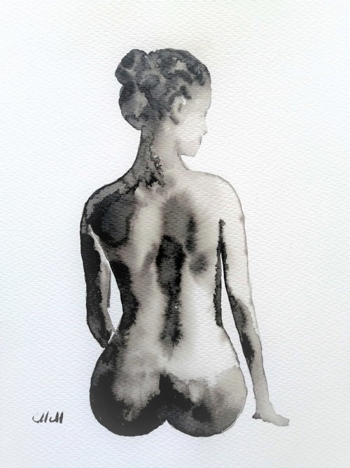 Woman's back by Mateja Marinko