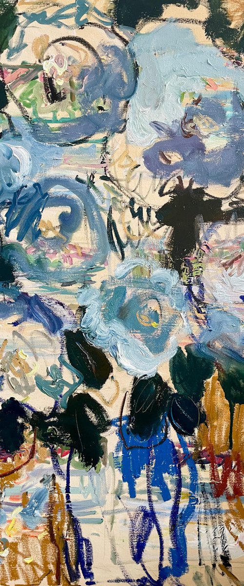 Blue bouquet. by Lilia Orlova-Holmes