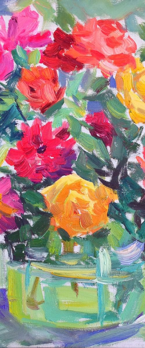 Roses by Nataliia Nosyk