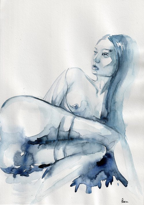 Blue Nude by Anamaria