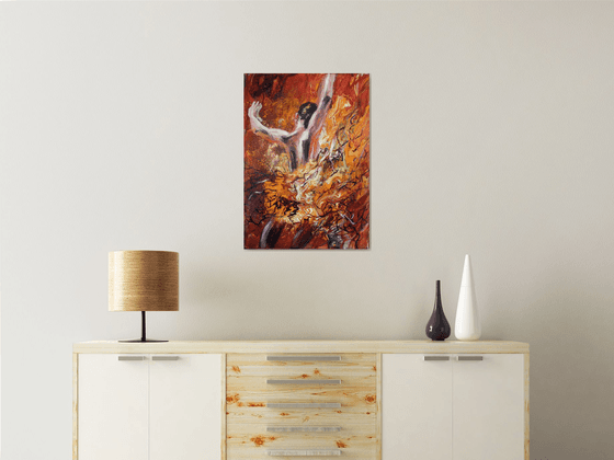 Fire Dancer /  ORIGINAL PAINTING