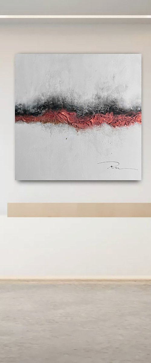Abstract Copper Minimalism by Indie Ru