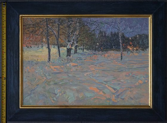 Winter night. Maryino