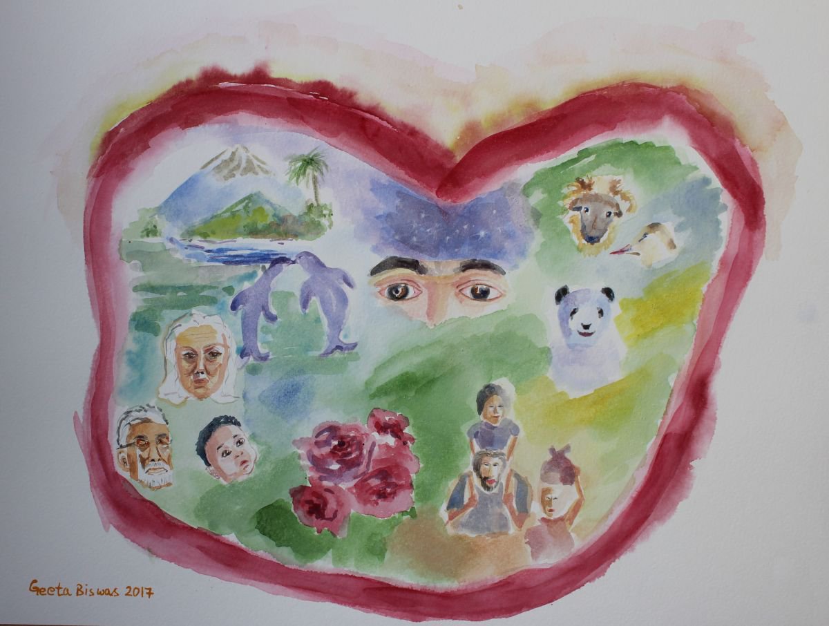 Heart of a living being, Happy Valentines Day by Geeta Yerra