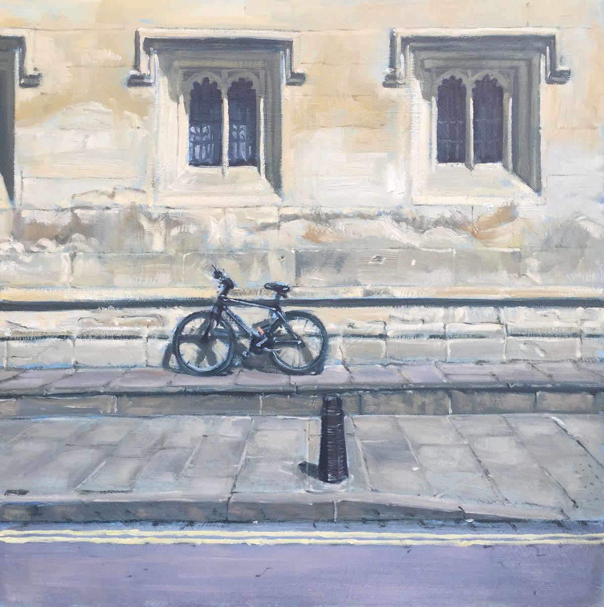 Bicycle in Trumpington Street by Ben Hughes