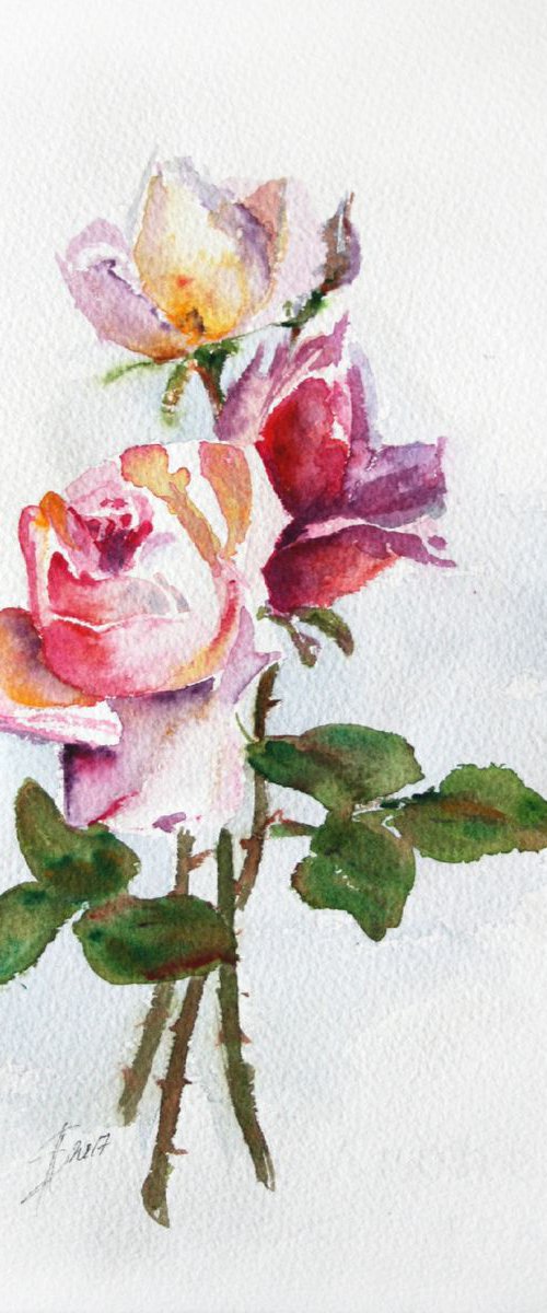 Roses by Salana Art Gallery