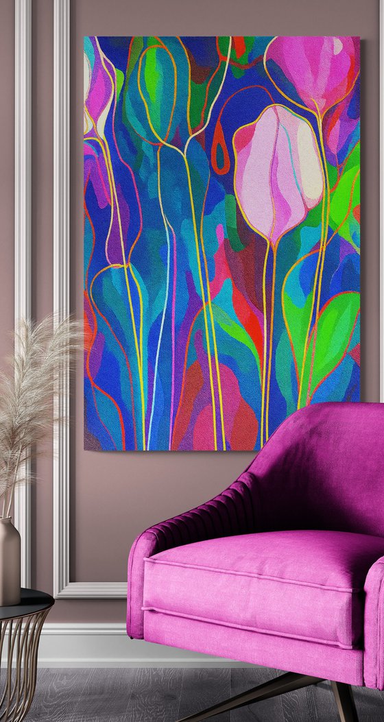 Jazz Style Flowers #4
