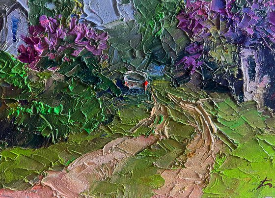 Lilac Growing in the Village