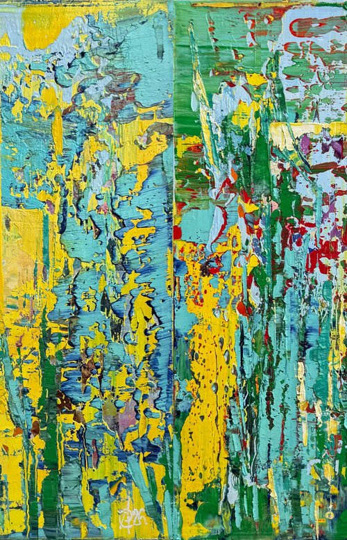 Through the elements. Diptych by Svitlana Andriichenko