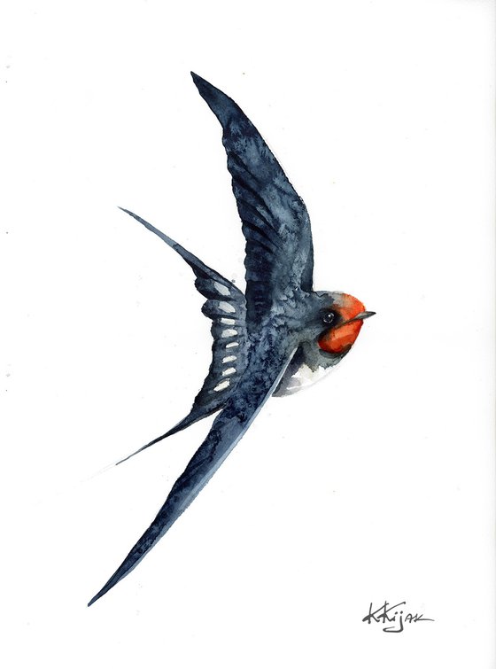Flying Barn swallow II