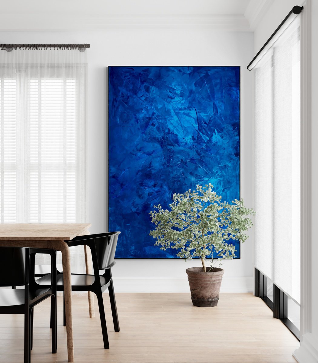  Beyond The Blue Sea No. 3424 By Anita Kaufmann, 55 X 79, Artwork For Sale On Artfinder