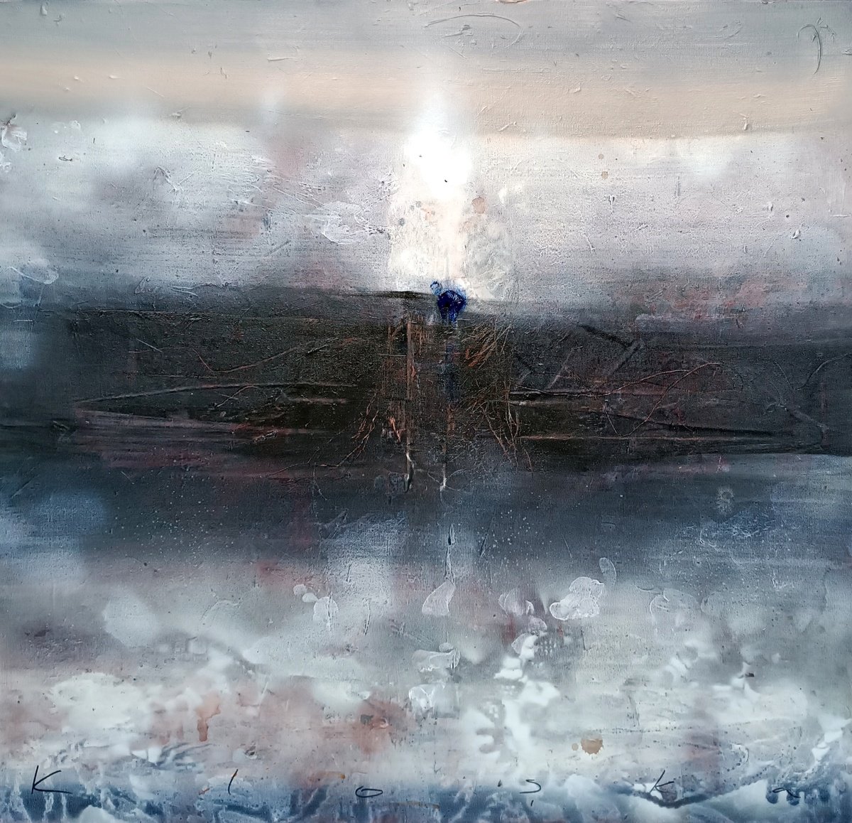 Gate to yourself 86x86cm by Kloska Ovidiu
