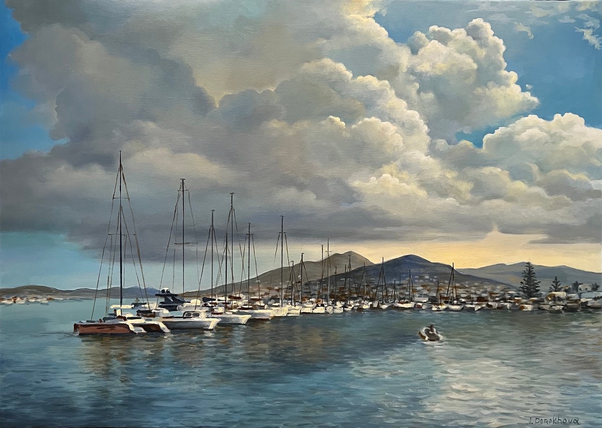 Clouds above Paros by Irina Dorokhova