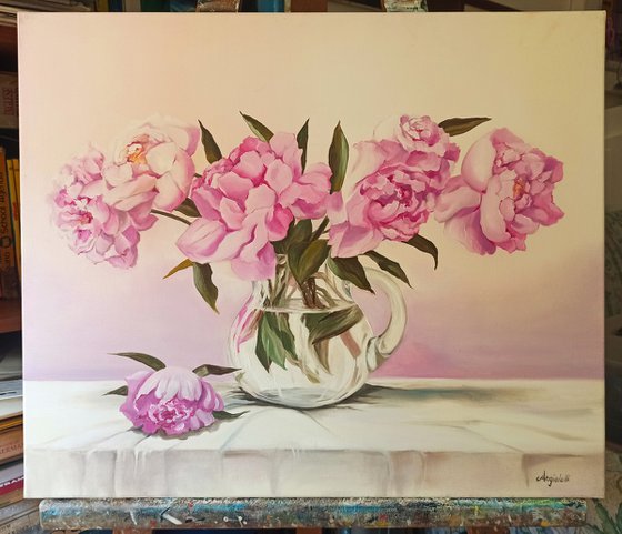 Peonie rosa