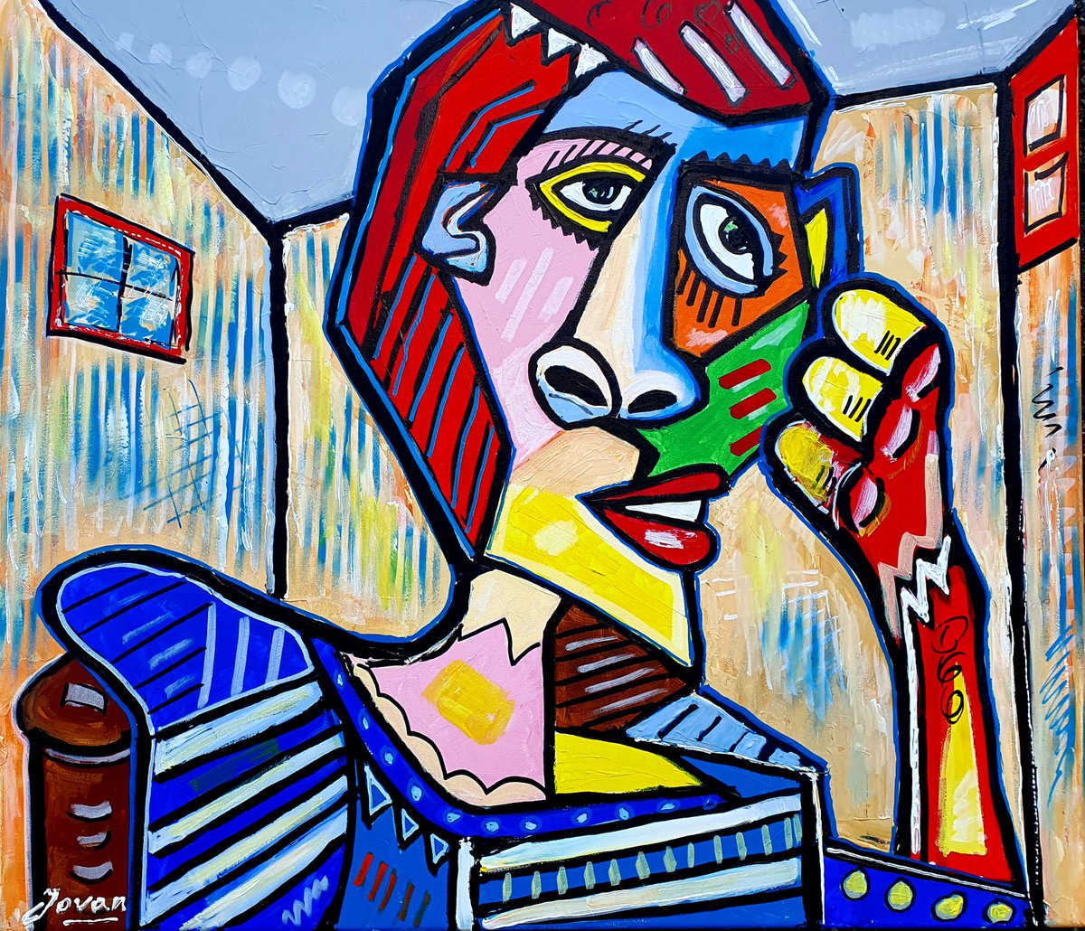 Picasso figure, Thinker by Jovan Srijemac