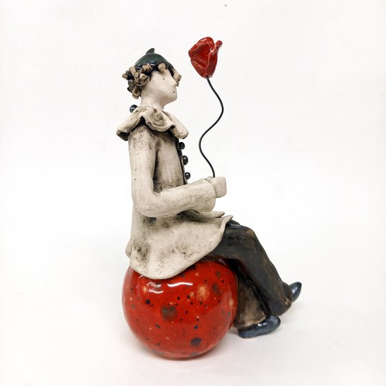 Pierrot and the Rose