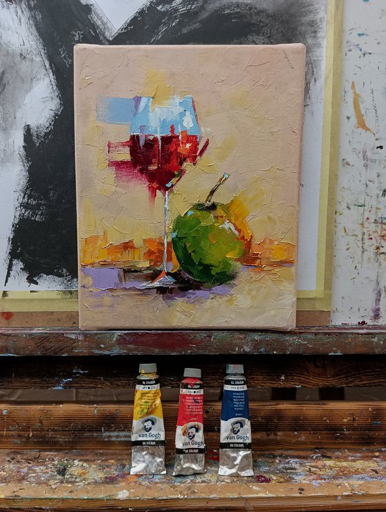 Apple and wine