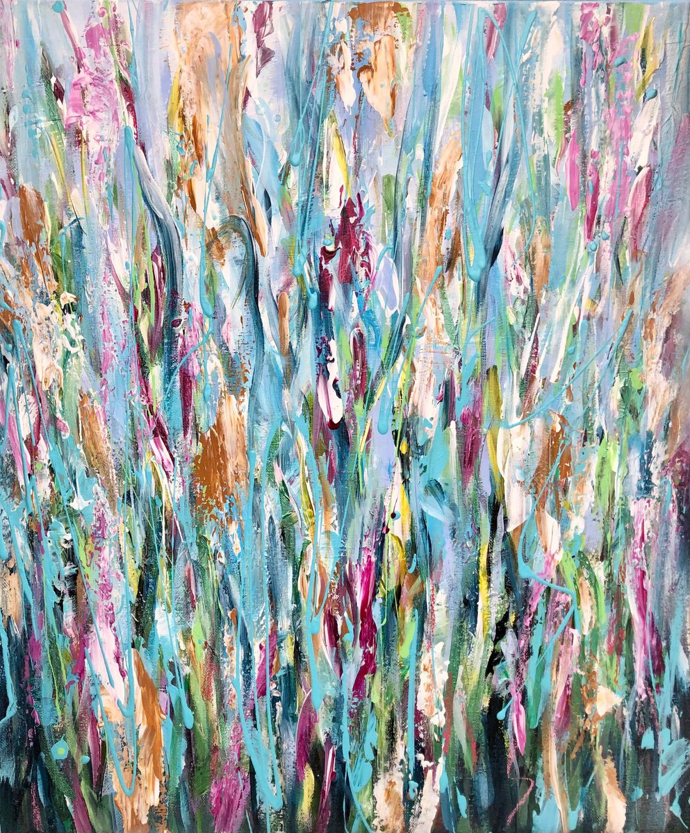 Sweet Pea By Michelle Carolan, 20 X 24, Artwork For Sale On Artfinder