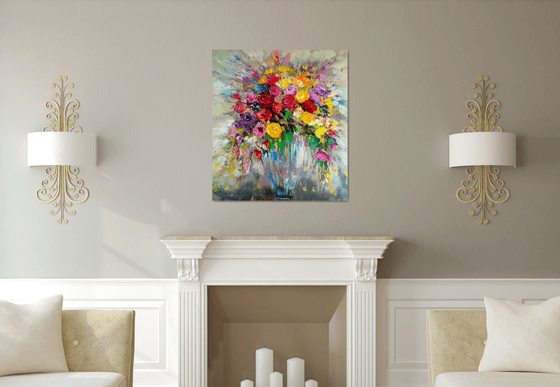 'Summer,Embraced Flowers'