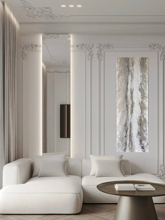 Diptych "Lithic Drift " second panel