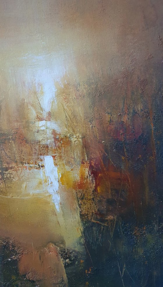 " Hazy Sunrise " SPECIAL PRICE / W 80 x H 80 cm