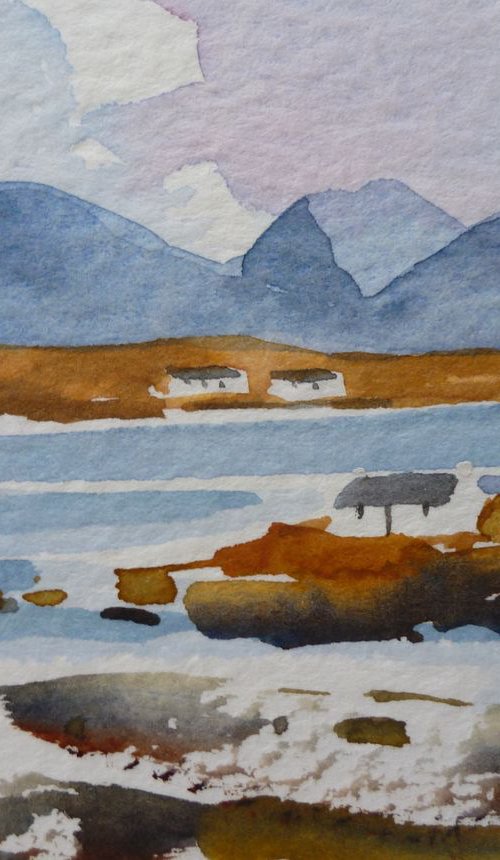 View of the Twelve Bens by Maire Flanagan