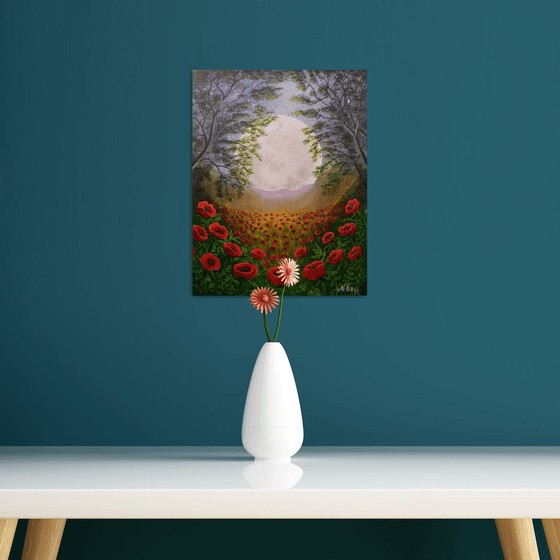 Moonlit Poppies