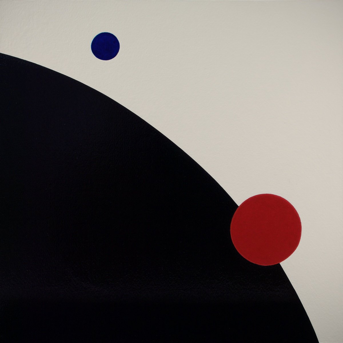 Abstract Acrylic Painting By Rich Moyers, 12 X 12", Round Trip, Original Artwork