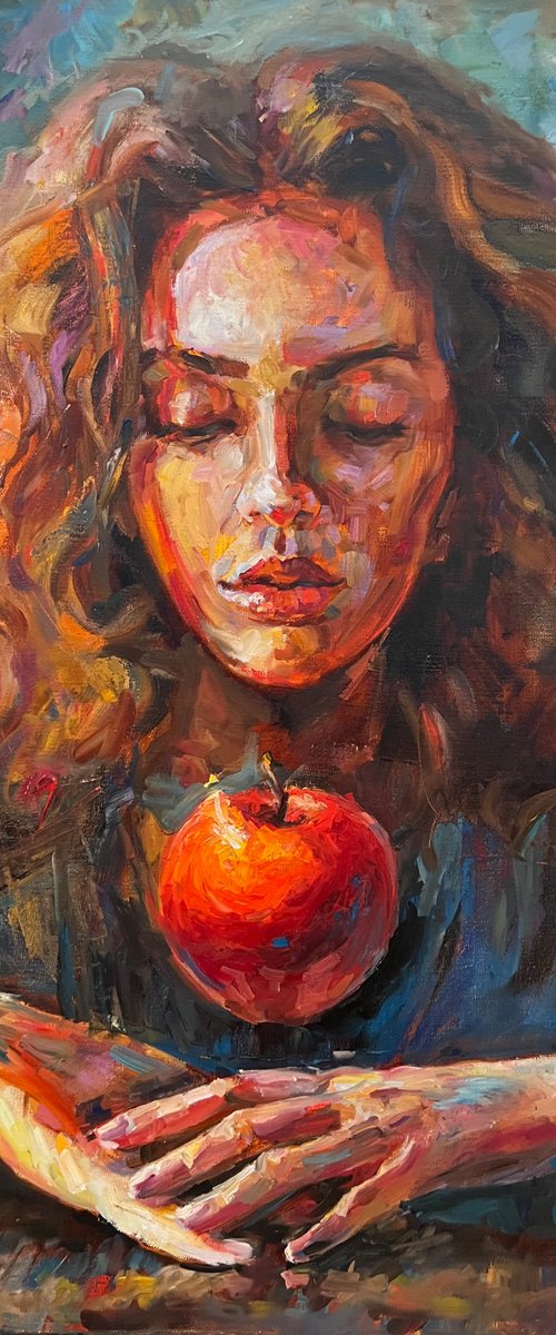 My apples fall into the sky by Liubou Sas