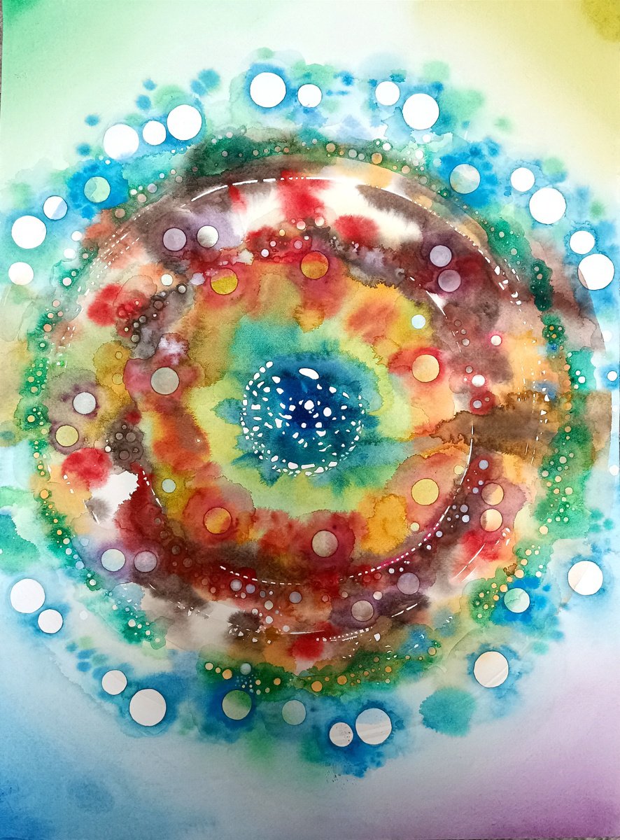 Colorful nebula by Ilaria Finetti
