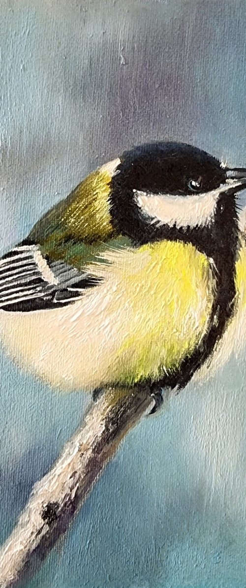 "After a hearty lunch. )) " Cardinal of virgin   birds 2021 by Anna Bessonova (Kotelnik)