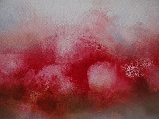 red abstraction  (140 x 70 cm)