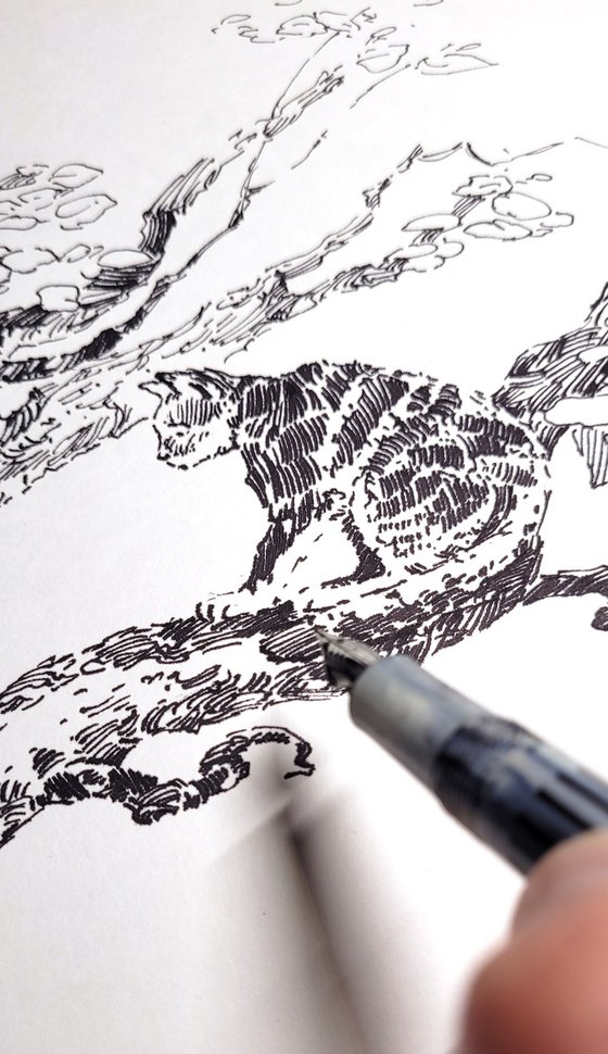 Cats in a tree