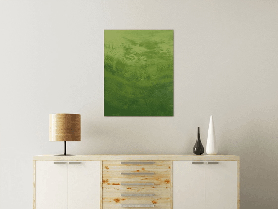 Olive Greens - Modern Green Abstract