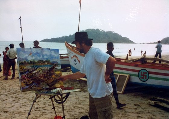 HOT NOON IN GOA - landscape, India, seashore