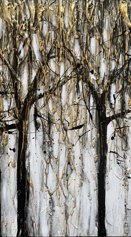 Golden Trees by Carol Wood