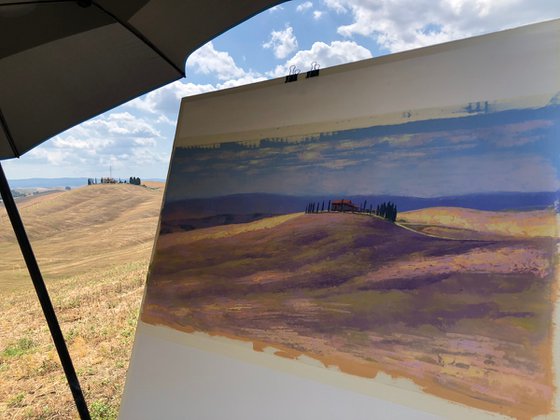 Tuscany, View of Asciano