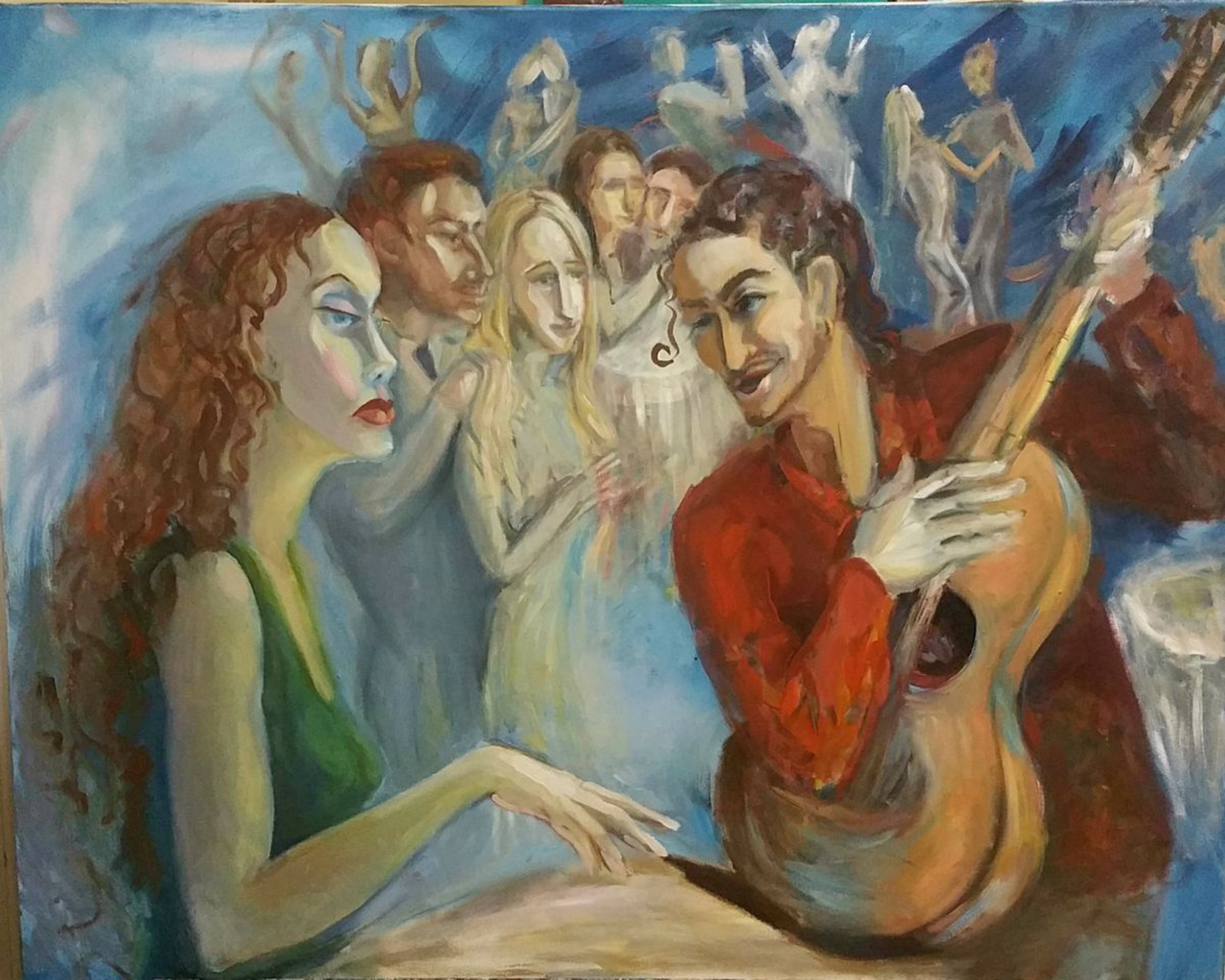 A Woman And A Man Artist Couple Italian Spain Xx Artfinder
