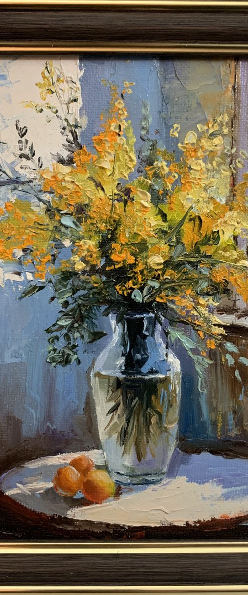 Bouquet of mimosa flowers. by Vita Schagen