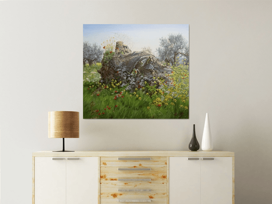 "Spring Day" Large Oil Painting