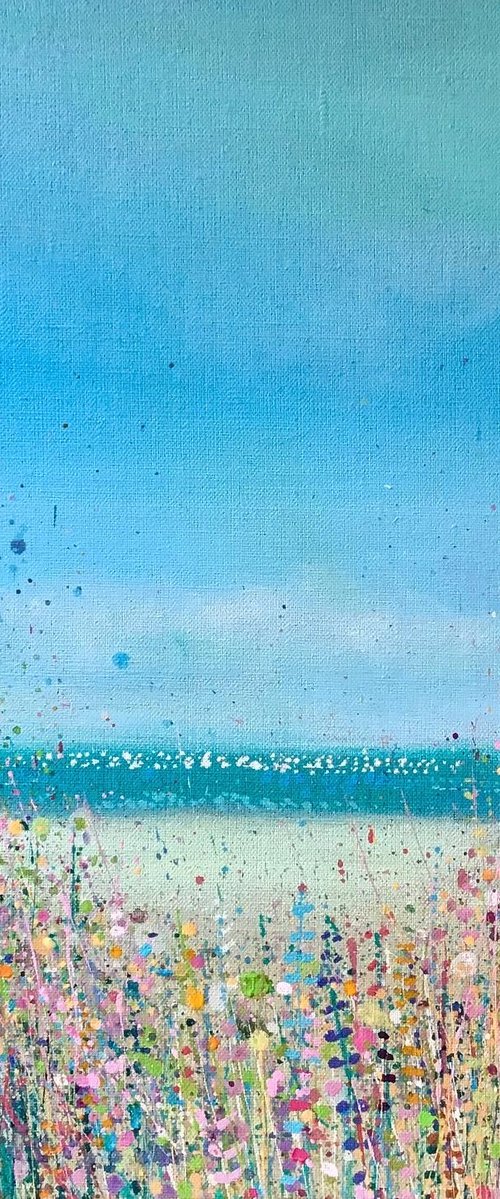 Sunny Blue Pembrokeshire Coastpath by Sandy Dooley