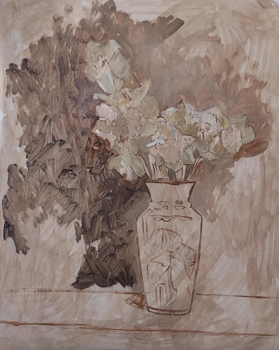 11 Daffodils in a Vase