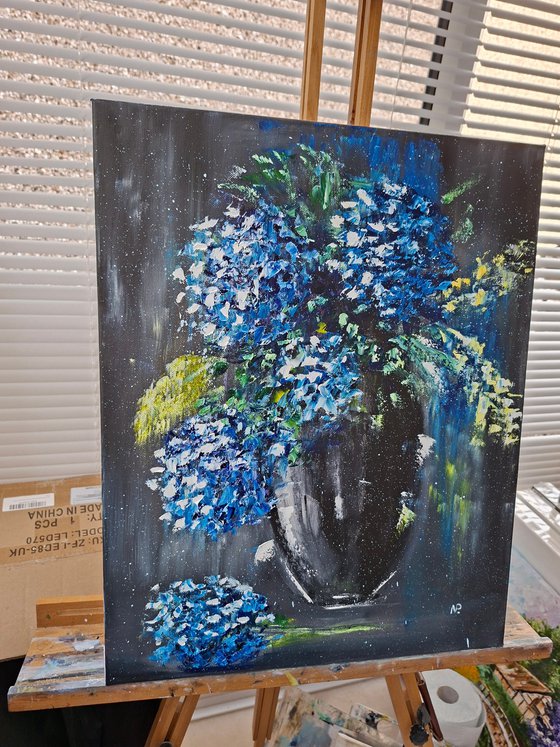 Midnight Hydrangeas