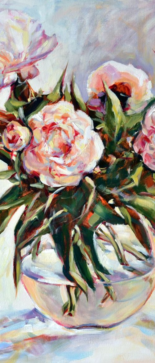 Peonies 2 by Irina Ushakova