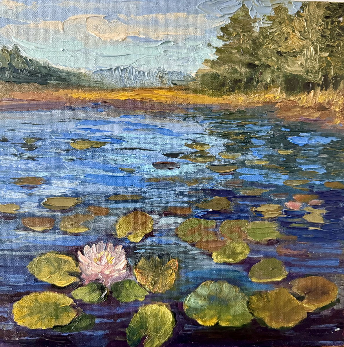 Lily pads at the lake by Kateryna Boykov