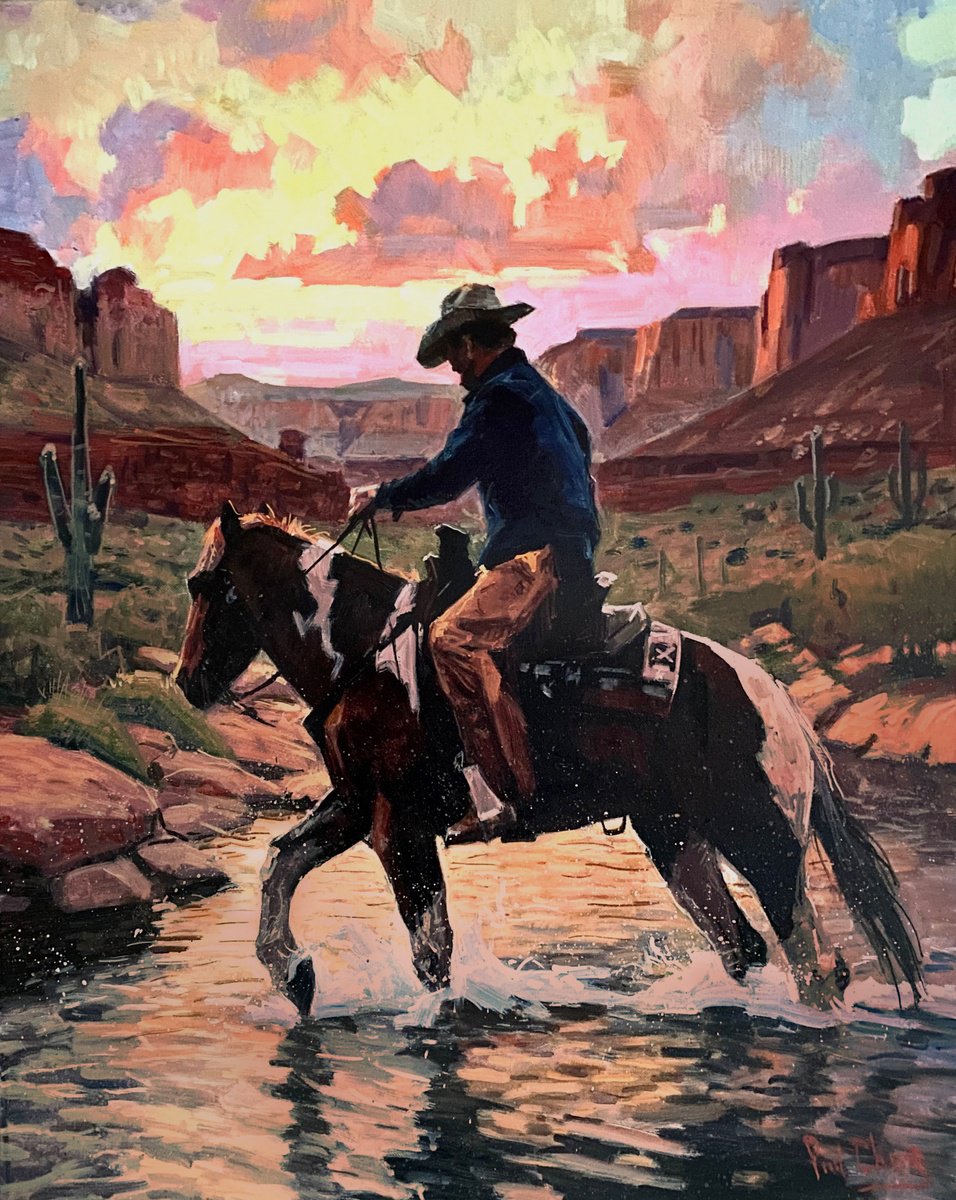  Canyon Crossing By Paul Cheng, 24 X 30, Artwork For Sale On Artfinder