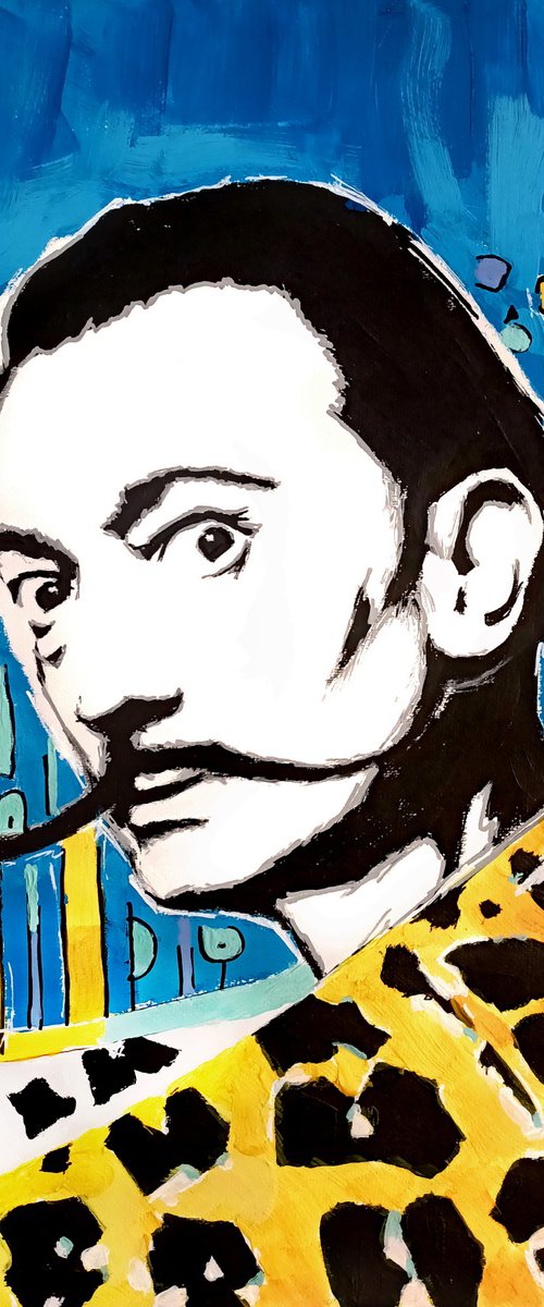 Dali in Yellow and Blue by Evgen Semenyuk