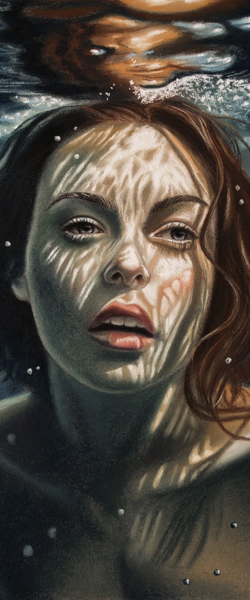 Under water by Inna Medvedeva